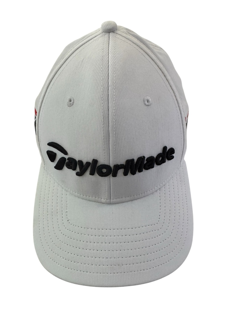 TaylorMade Golf M5 M6 Adjustable White Athletic Curved Hat white #HT